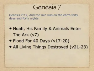Genesis 7 Outline
