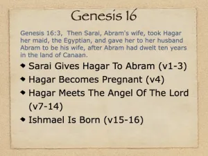 Genesis 16 Outline