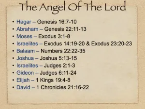 Click to enlarge image. Genesis 16 - The Angel Of The Lord