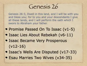 Click to enlarge image. Genesis 26 Outline