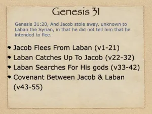 Genesis 31 Outline