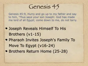 Genesis 45 Outline