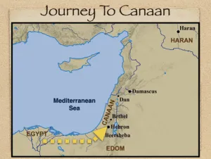 Click to enlarge image. Genesis 45 - Journey To Canaan