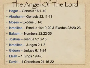 Click to enlarge image. Exodus 23 - The Angel Of The Lord