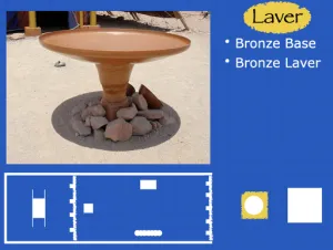 Click to enlarge image. Exodus 30 - Bronze Laver