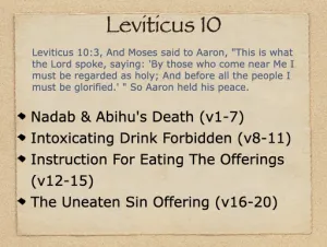 Click to enlarge image. Leviticus 10 Outline