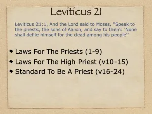 Click to enlarge image. Leviticus 21 Outline