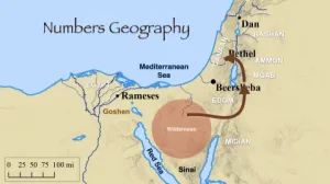 Click to enlarge image. Numbers 21 - Wilderness Into The Promised Land