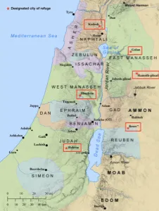 Click to enlarge image. Numbers 35 - Cities Of Refuge