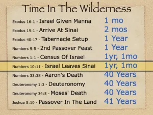 Click to enlarge image. Numbers 10 - Time In The Wilderness