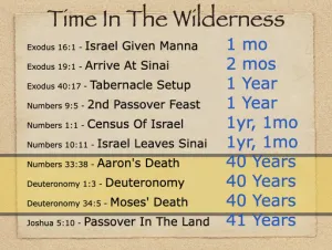 Click to enlarge image. Numbers 14 - Time In The Wilderness