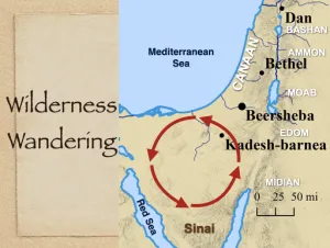 Click to enlarge image. Numbers 14 - Wilderness Wandering