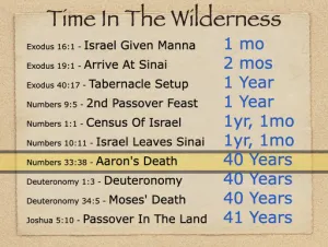 Click to enlarge image. Numbers 20 - Time In The Wilderness