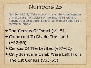 Numbers 26 Outline