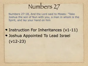 Click to enlarge image. Numbers 27 Outline