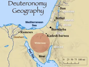 Deuteronomy: Deuteronomy Geography