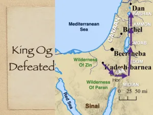 Deuteronomy 3 - King Og Defeated
