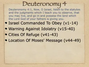 Click to enlarge image. Deuteronomy 4 Outline