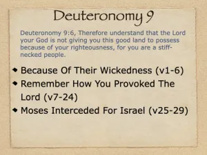 Click to enlarge image. Deuteronomy 9 Outline