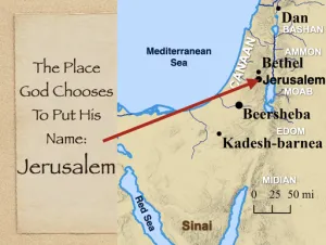 Deuteronomy 12 - The Place God Chooses To Put His Name Jerusalem