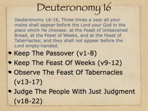 Click to enlarge image. Deuteronomy 16 Outline