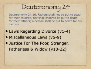 Click to enlarge image. Deuteronomy 24 Outline