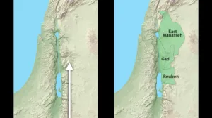Click to enlarge image. Joshua 18 - Land Of Israel East Of The Jordan