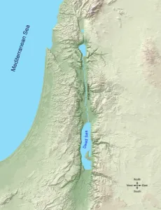 Click to enlarge image. Joshua 12 - Promised Land Of Israel