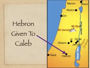 Joshua 14 - Hebron Given To Caleb