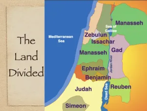 Click to enlarge image. Joshua 19 - Land Divided Issachar