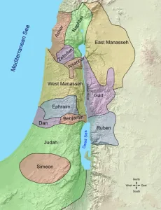 Click to enlarge image. Judges 20 - Tribes Of Israel