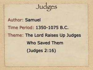 Judges: Book Introduction
