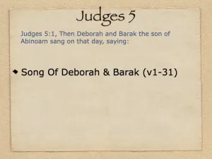 Click to enlarge image. Judges 5 Outline