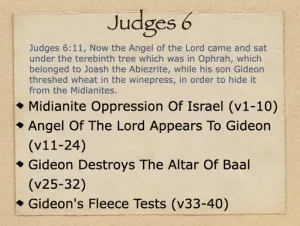 Click to enlarge image. Judges 6 Outline