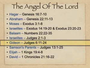 Judges 6 - The Angel Of The Lord