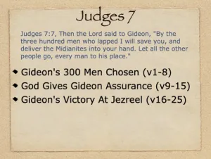 Judges 7 Outline