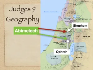 Click to enlarge image. Judges 9 - Abimelech