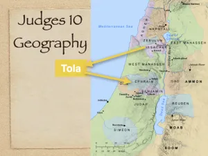 Click to enlarge image. Judges 10 - Tola