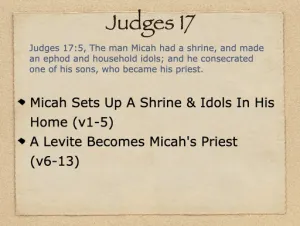 Click to enlarge image. Judges 17 Outline