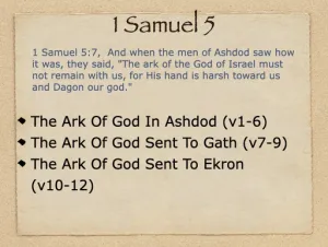 Click to enlarge image. 1 Samuel 5 Outline