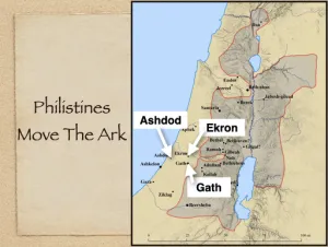 Click to enlarge image. 1 Samuel 5 - Philistines Move The Ark