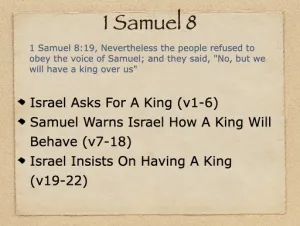 1 Samuel 8 Outline