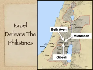 1 Samuel 14 Israel Defeats The Philistines