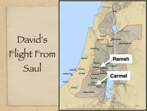 1 Samuel 25 - Davids Flight From Saul