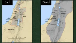 Click to enlarge image. 2 Samuel 8 - Sauls Kingdom And Davids Kingdom