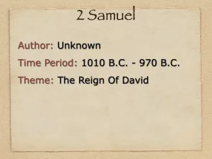 2 Samuel: Book Introduction