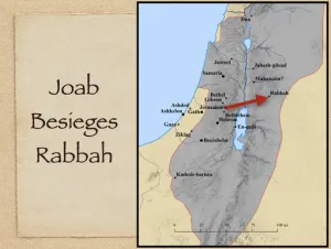 Click to enlarge image. 2 Samuel 11 - Joab Besieges Rabbah