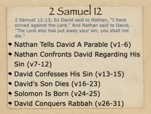 2 Samuel 12 Outline