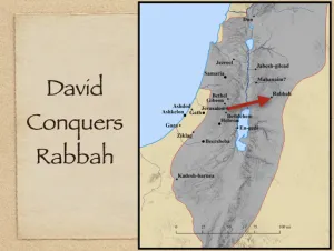 Click to enlarge image. 2 Samuel 12 - David Conquers Rabbah