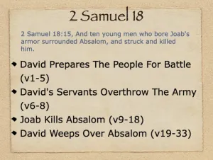 2 Samuel 18 Outline